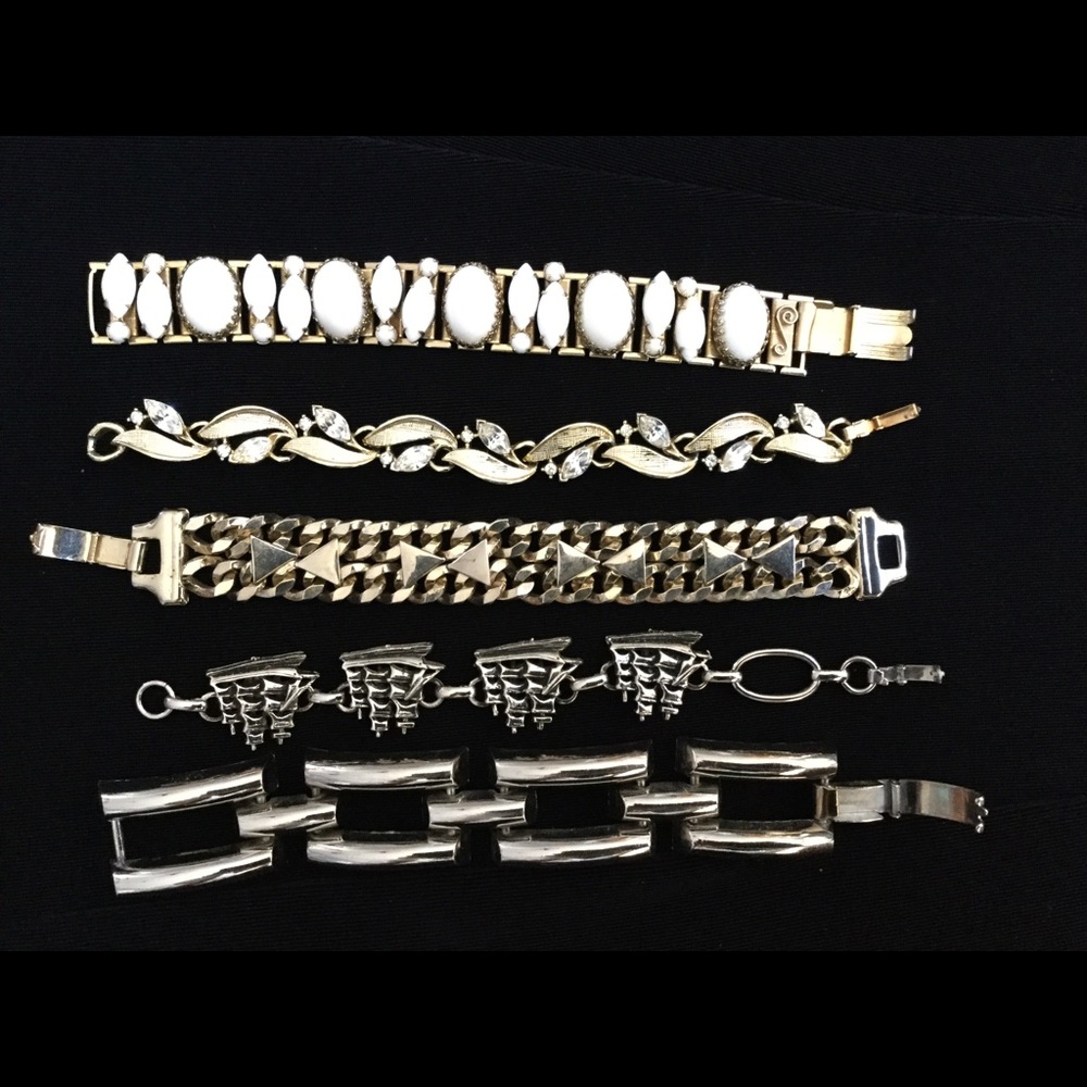 Vintage Lot (5) Bracelets Lisner NICE